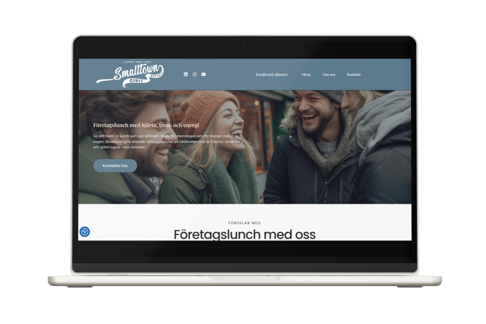 catering kungsbacka webbyrå ny hemsida